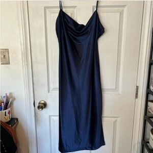 Blue Slip Dress